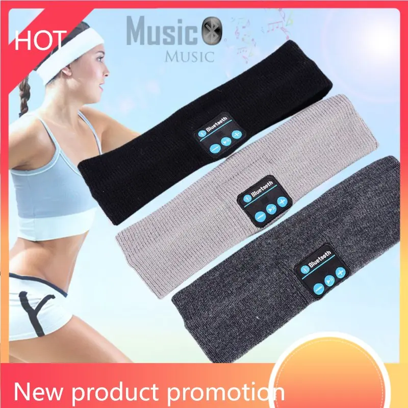 

Wireless Bluetooth Music Headphones Headband Knits Sleeping Headwear Unisex Sports Speaker Headset for Workout Jogging Yoga