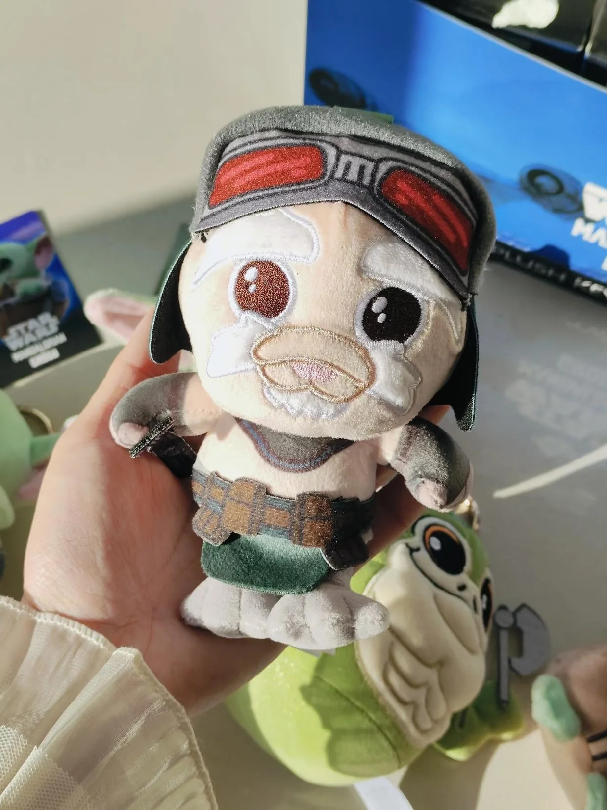 Фото Новая оригинальная плюшевая игрушка Hot Toys Star Wars: Мандалорец и Грогу (Cosbi), брелок-подвеска в слепой коробке, сюрприз, подарок на день рождения №4