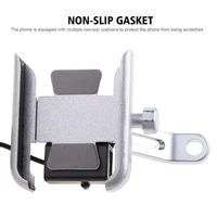 metal motorcycle motorbike mount mobile phone holder bracket with usb charger dropship