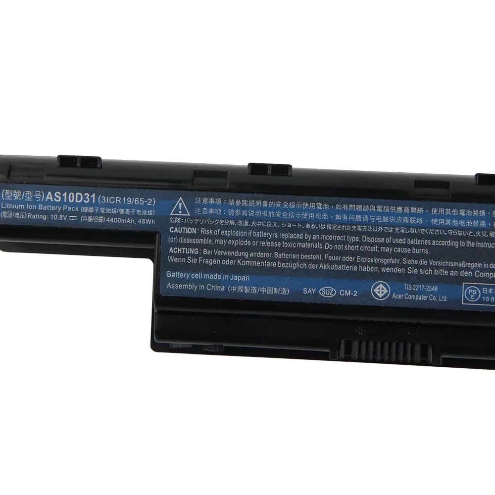 

2023 новый оригинальный запасной аккумулятор AS10D31 для Acer Aspire 7560G 4741G 4750G 4743G 5750G 5741G Φ/571G AS10D81 AS10D51 AS