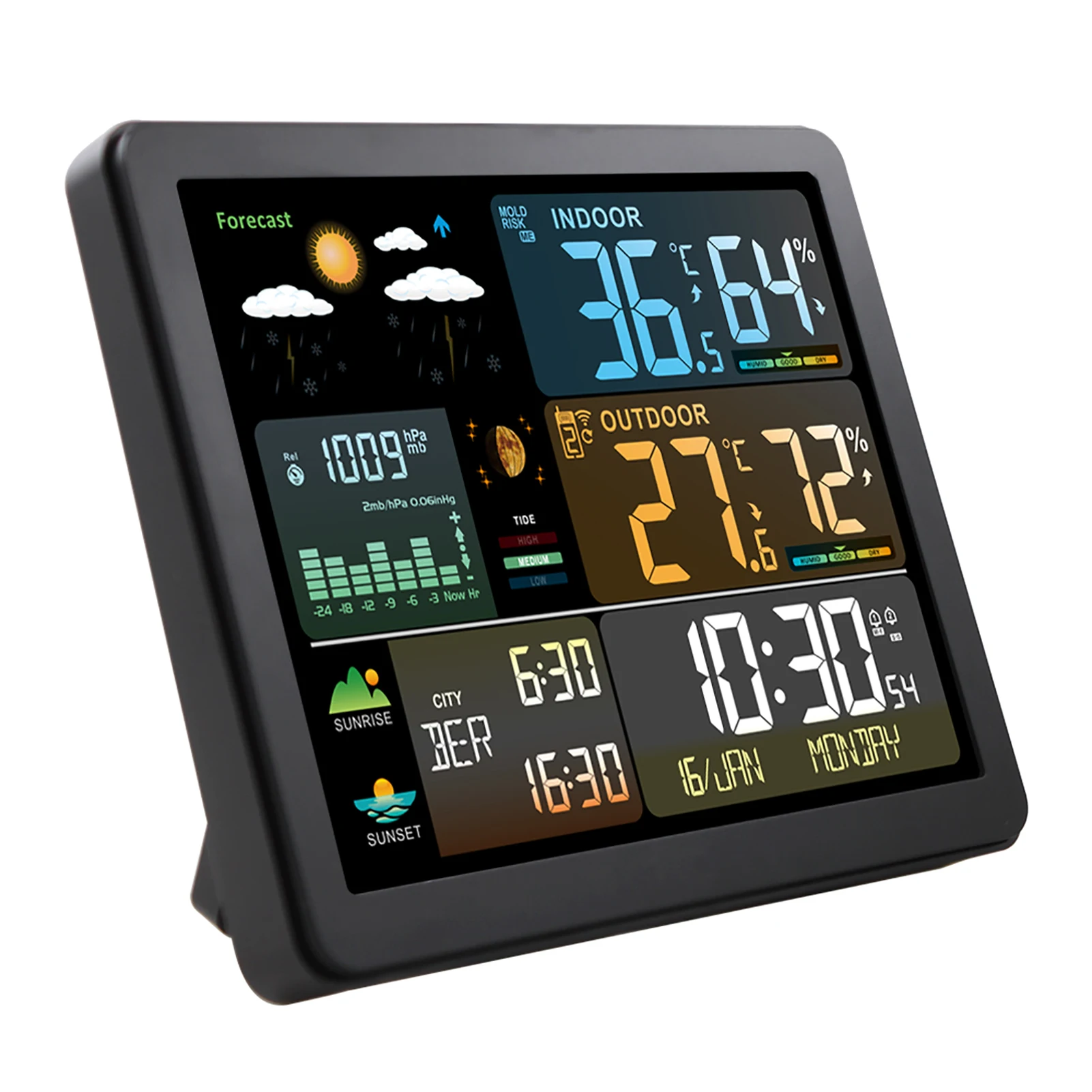 

DECDEAL Умные часы-метеостанция FJ3566M