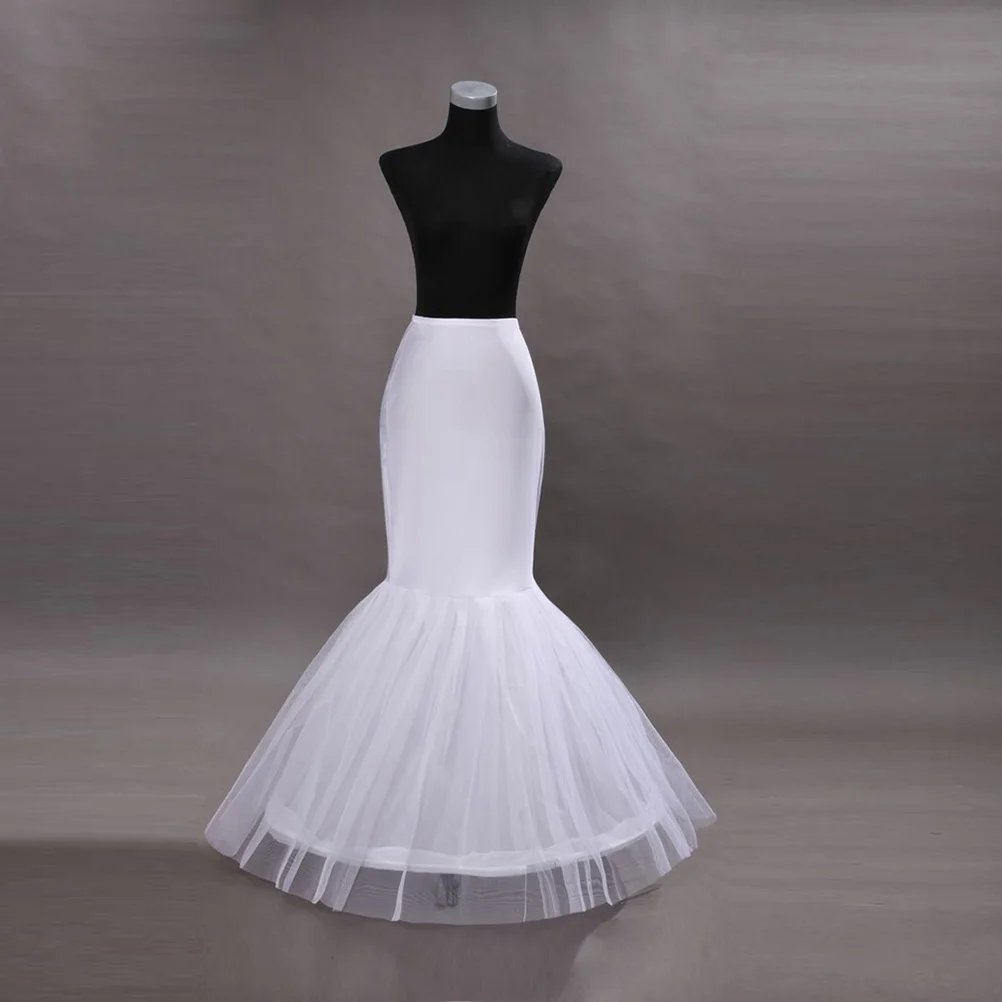 

Petticoat Mermaid Underskirt Dress Crinoline Wedding Gown Bridal Fishtail Skirt