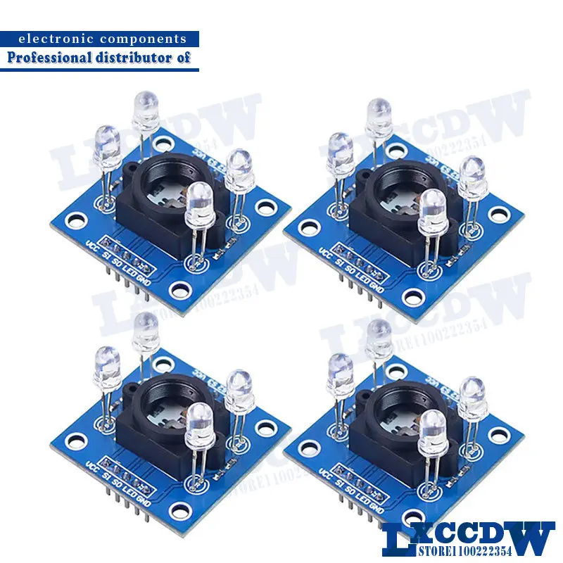 Детекторный модуль TCS230 TCS3200, датчик распознавания цвета для MCU GY-31, 1 шт.