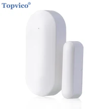 Topvico 도어 센서 창문 차고 베란다 마그네틱 접촉 오프닝 알람 허브 필요, 433mhz, 1 개, 2 개, 3 개, 5 개