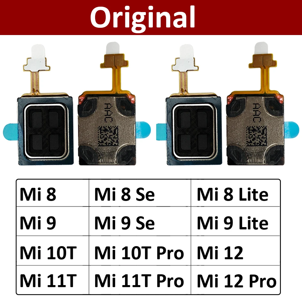 Оригинальные наушники для Xiaomi Mi 8 9 Se Lite 10T 11 11T 12 Pro, динамик, звуковой приемник, гибкий кабель