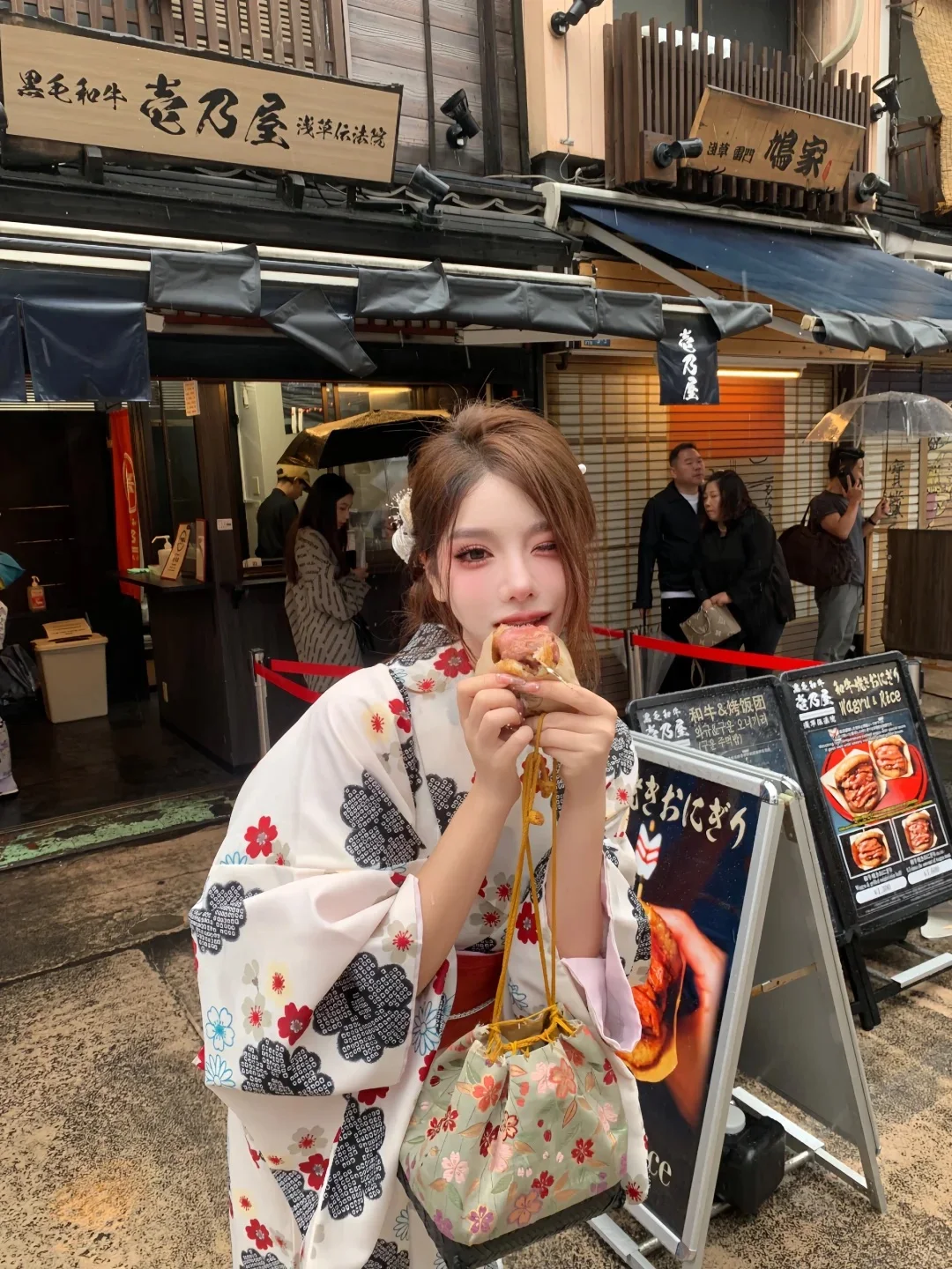 Японское кавайное Розовое Кимоно с принтом сакуры короткий пояс бантом