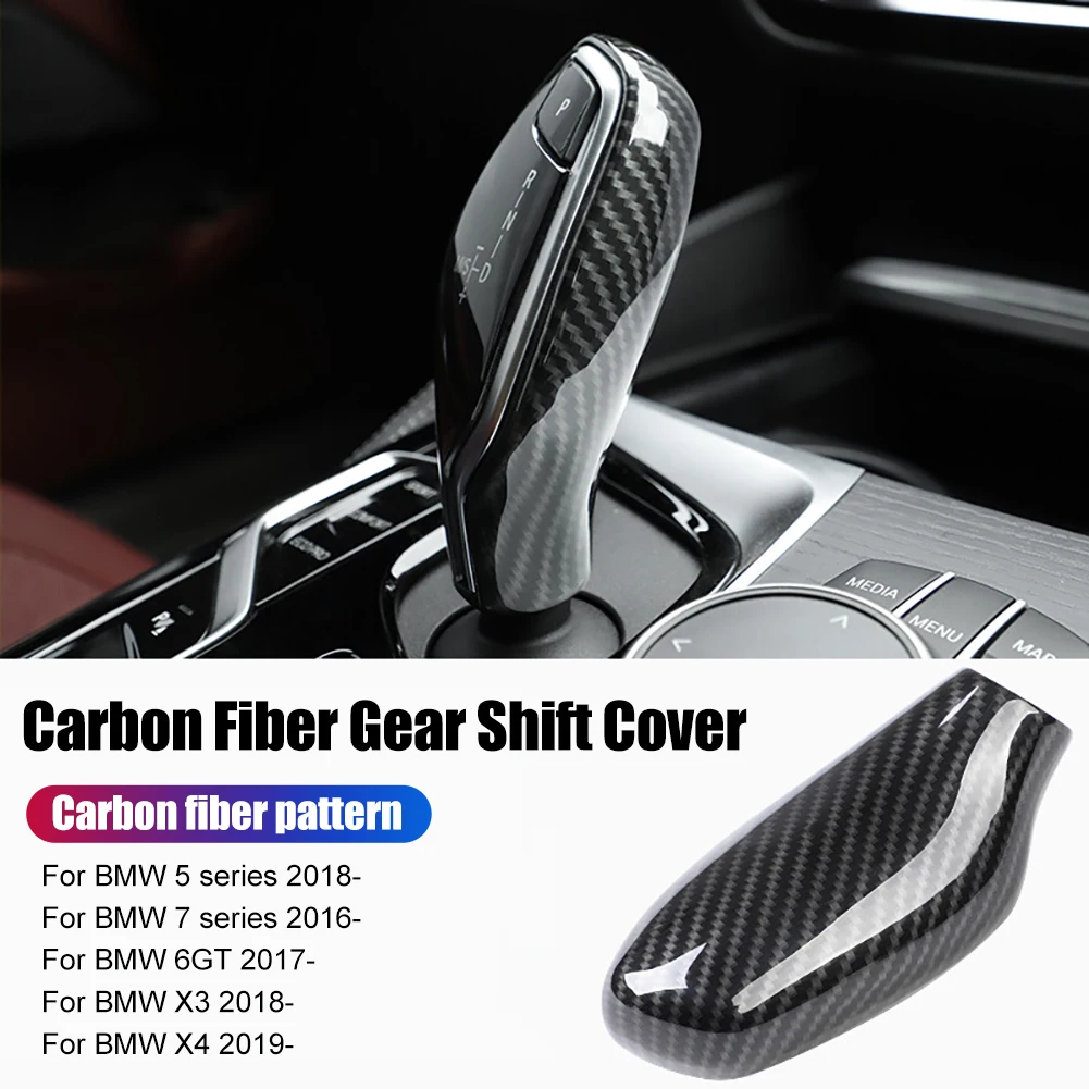1x фонарь с защитой от царапин переключения передач из углеродного волокна для BMW