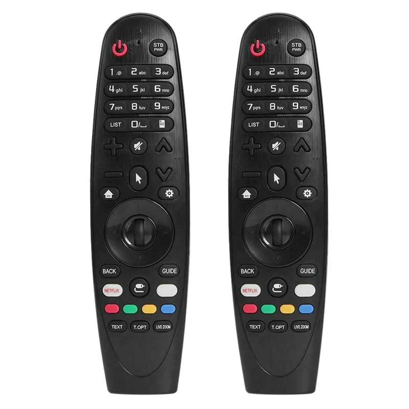 

2X TV Remote Control Replacement For LG Smart TV AN-MR18BA AKB75375501 AN-MR19 AN-MR600