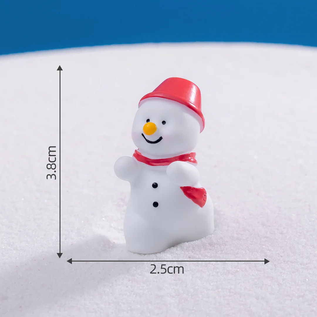 

Миниатюрные фигурки снеговиков MOONBIFFY, набор из 9 штук