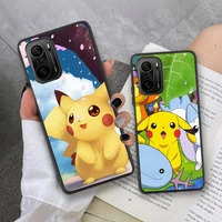 pokemon pikachu ash ketchum phone case for xiaomi mi note 11 10 9 8 6x 11x lite 9t cc9 pro se