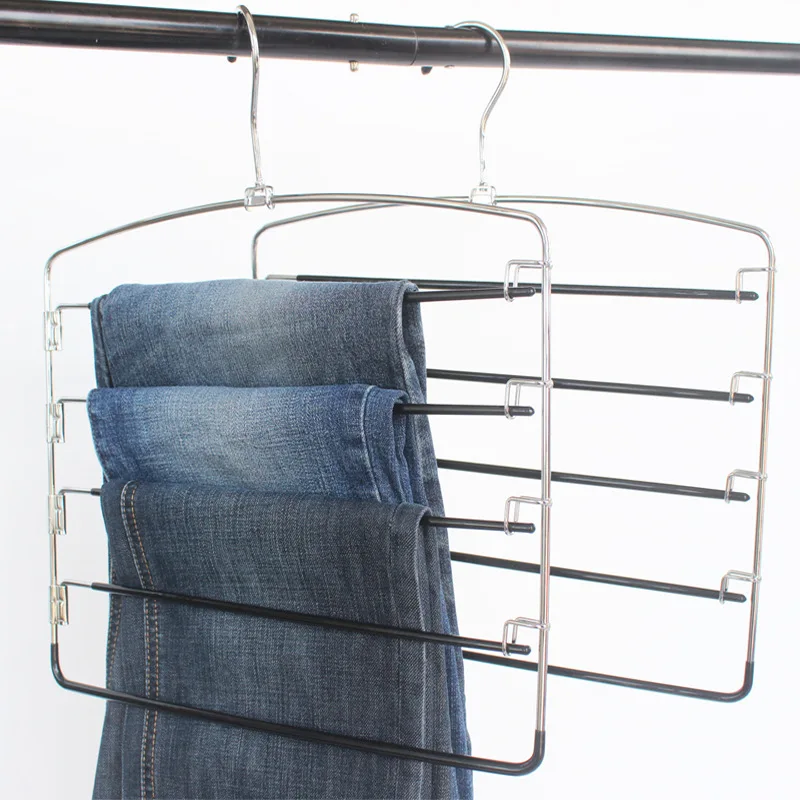 

Clothing Rack for Clothes Airer Space Saving Pants Hanger Cloth Drying Rack Hangers Shelf Home Accessories Balcon Balcony Racks
