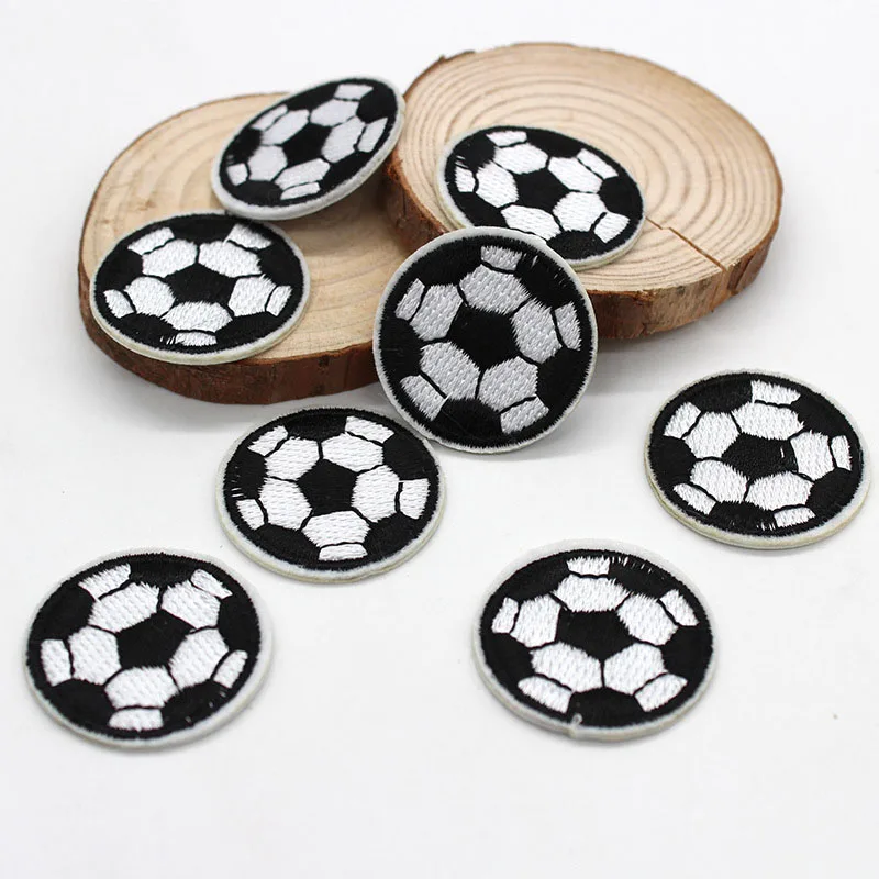 

10pcs/lot Embrioidered Football Patches for Boy Bags Clothes Jeans Iron on Cartoon Stickers Handmade Garment Appliqued Supplier
