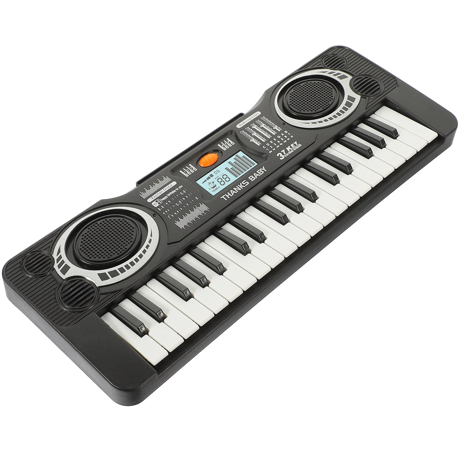 

1pc Electronic Piano Toy Piano Music Educational Toy for Toddler (Black)