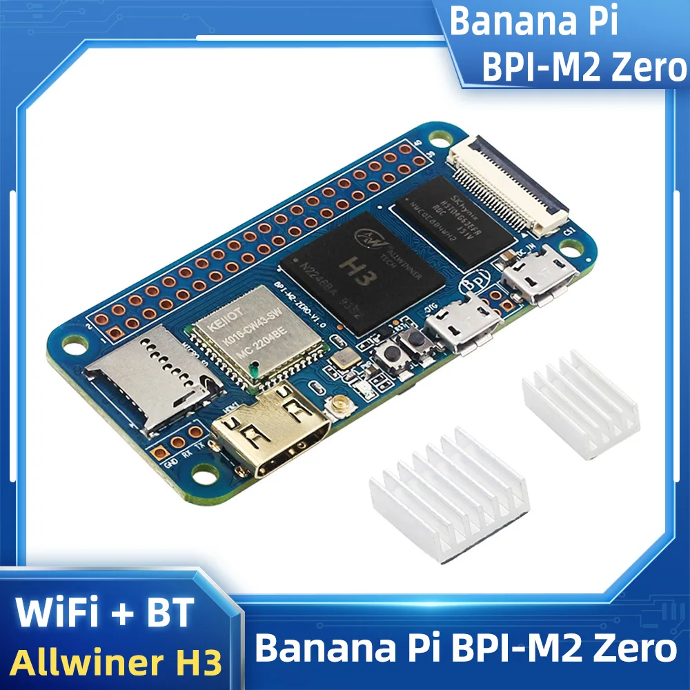 Блок питания для смартфона Banana Pi M2 Zero BPI-M2 Alliwnner H3 Cortex-A7 WIFI и BT того же размера что