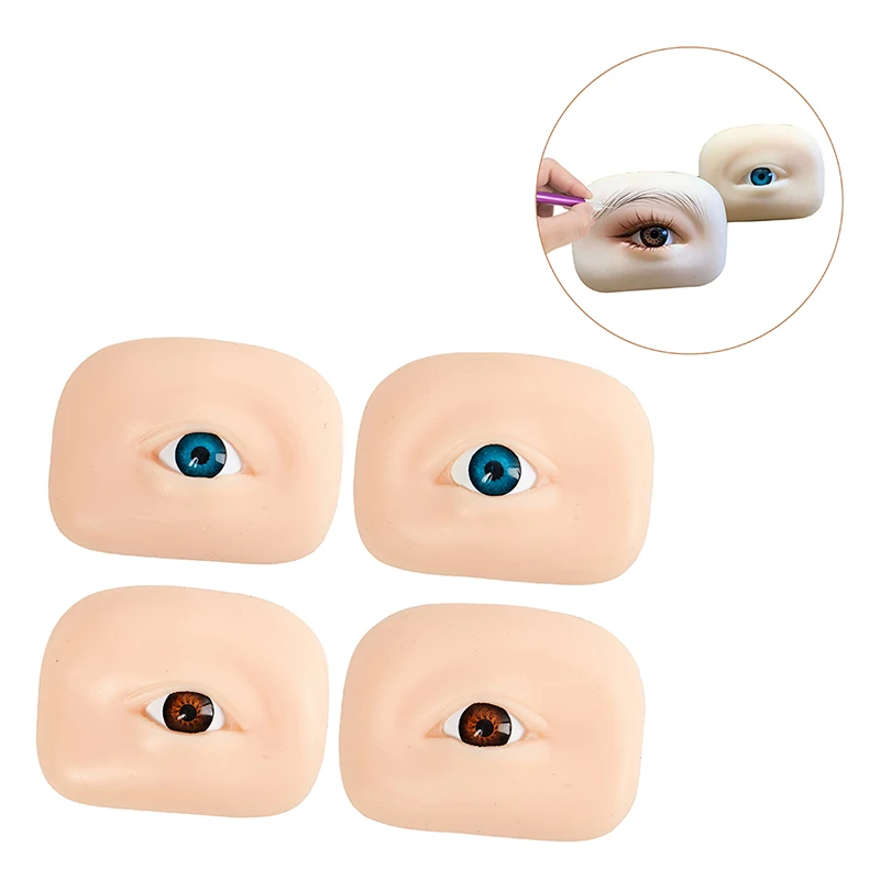 

1PC Solid 5D Silicone Semi-Permanent Tattoo Practice Module Model Liner Eyebrow Eye Suitable For Left And Right Eyes