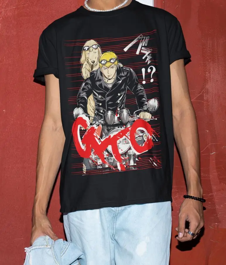 gto Новая черная рубашка Great Teacher Onizuka аниме Япония eikichi onizuka