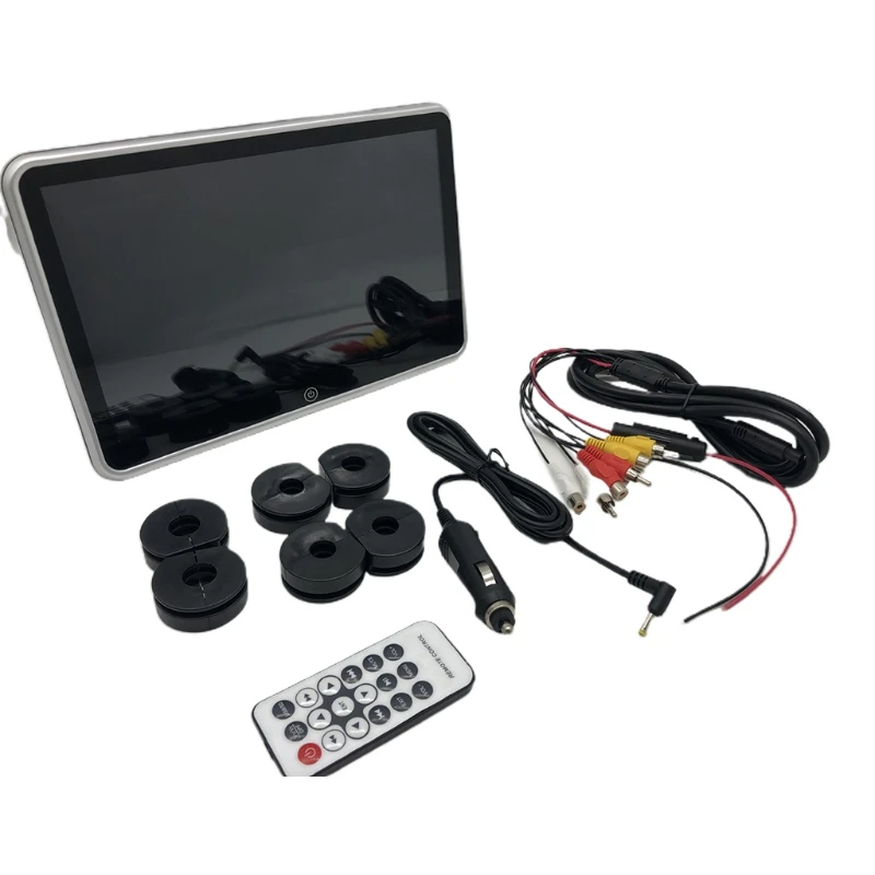 

10.1 inch Car Headrest Monitor 1080P Video High Definition LCD Digital Screen Bluetooth/USB/FM/TF MP5 Video Player with DC Y9RC
