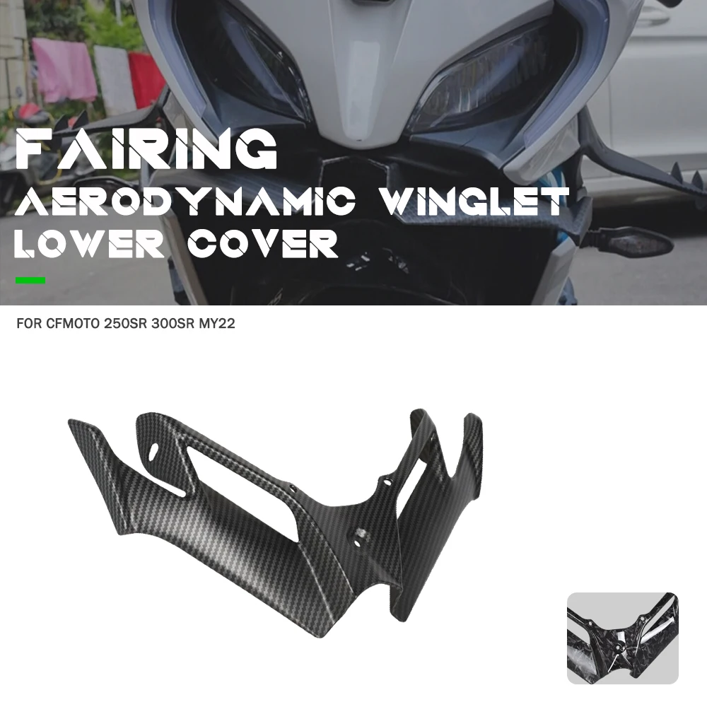 

NEW Front Fairing Aerodynamic Winglet ABS Lower Cover Protection Guard For CFMOTO CF MOTO 450SS 450SR 2022 2023 2024 Motorcycle