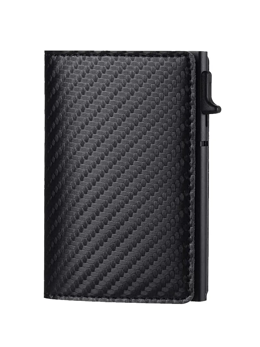 Кошелек мужской из углеродного волокна с Rfid-защитой
