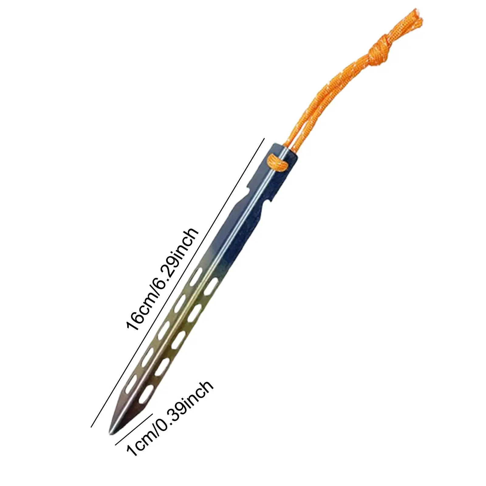 6-компонентные колья для палатки гвозди кемпинга гибкие универсальные колышки