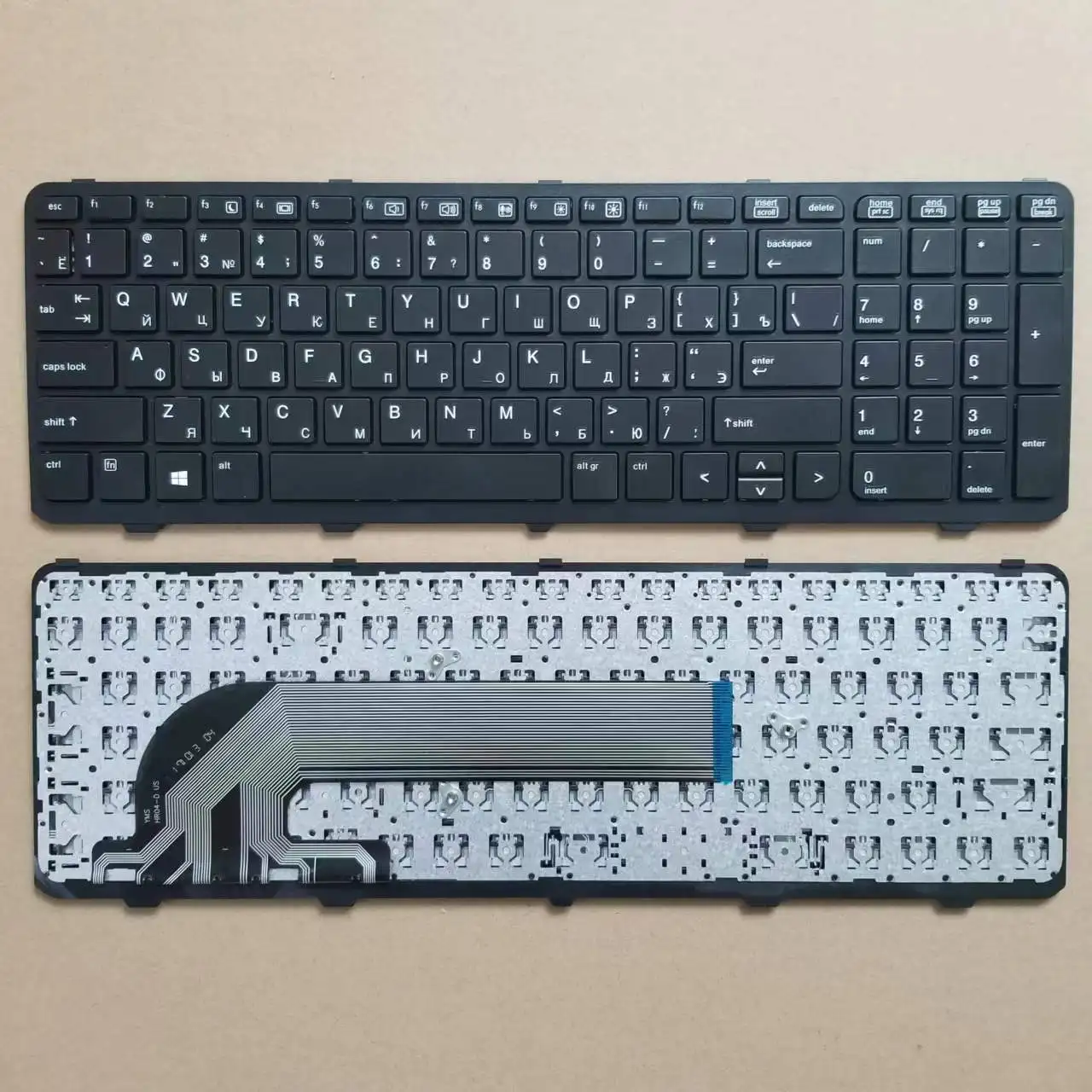 Новая русская клавиатура RU для HP Probook 450 G0 G1 G2 455 470 с рамкой без подсветки