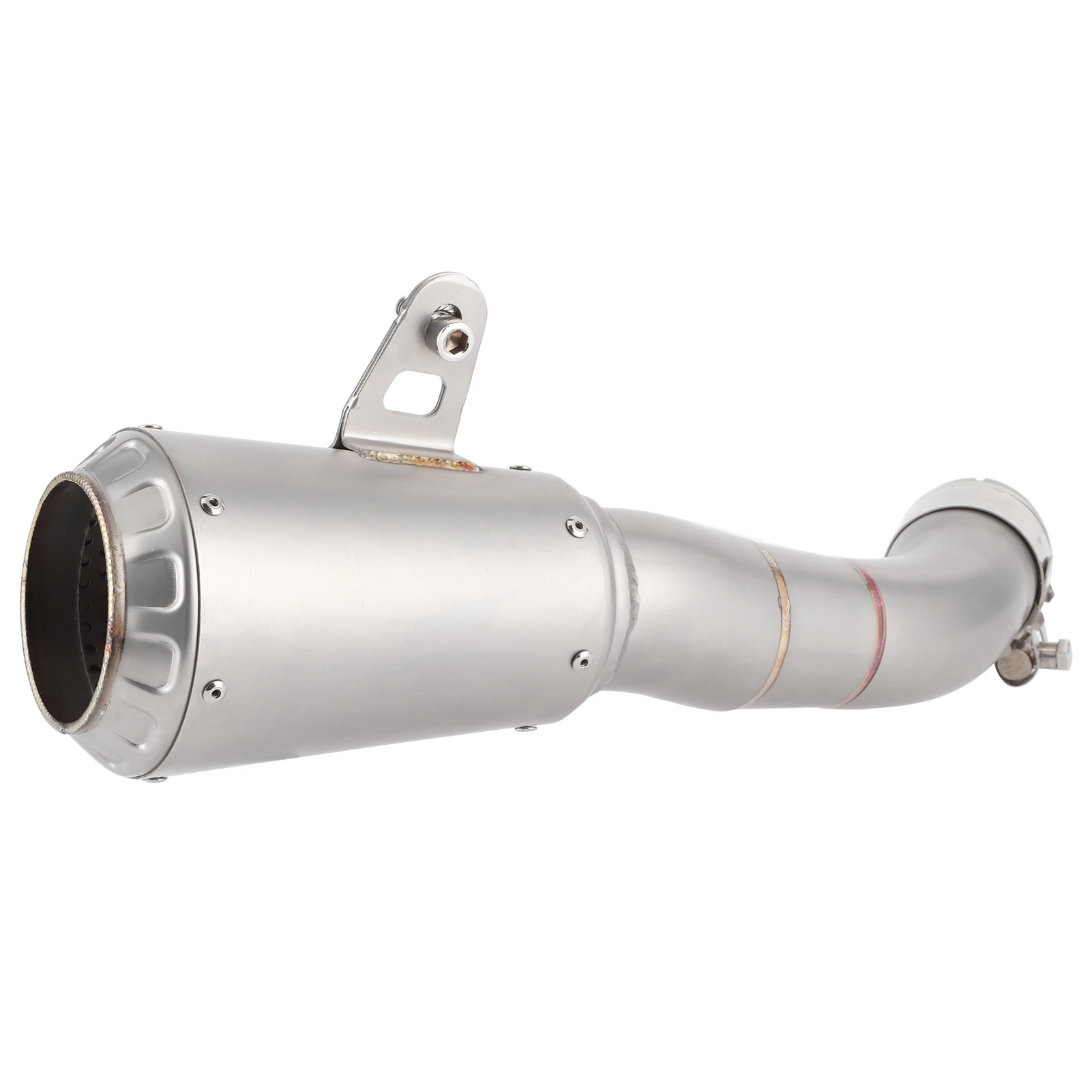 

Exhaust System Tip Slip‑On Muffler Stainless Steel Fit for Yamaha YZF‑R3 R25 2015‑2018