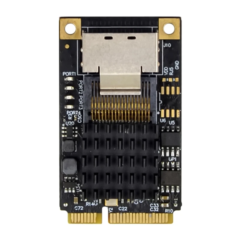 88SE9215 Mini PCIE 9215 1 out 4 SATA3.0 Плата расширения для настольного промышленного узла Sata
