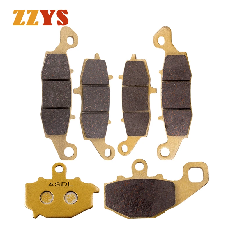 

750CC Motorcycle Front Rear Brake Pads Disc Tablets Set For KAWASAKI Z750 ZR750 ZR750J 2004-2005 ZR750K Z750S 2005-2007 Z ZR 750