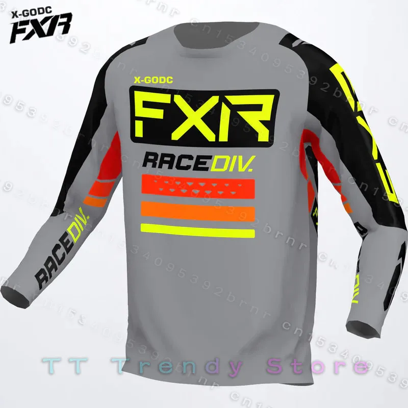 

Downhill Jerseys Motocross MTB X-GODC FXR Mountain Bike DH Shirt Motorcycle Cycling Clothing