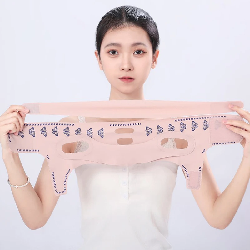 V-образная повязка для лица лифтинг щеки тонкая маска уменьшение двойного