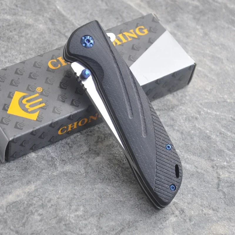 Складной нож 9Cr18Mov лезвие G10 рукоятка Jackknife военный тактический карманный