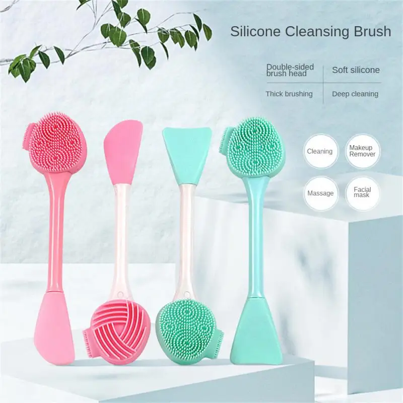 

1~20PCS Double Head Facial Mask Brush Silicone Applicator Spoon Spatula Stirring Stick Women Skin Face Cleansing Care Home