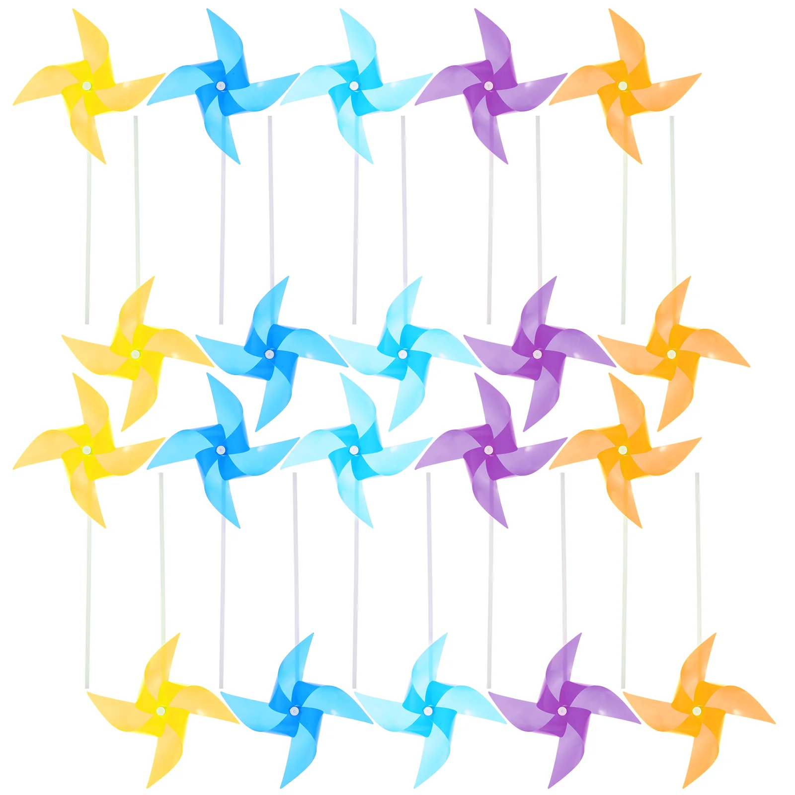 100 шт. вертушки для детей игрушка ветряного вольта пластиковые красочные