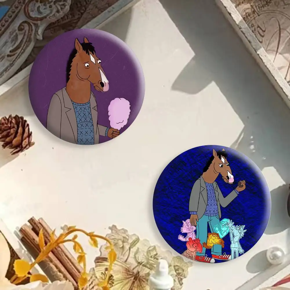 Фото Броши B-BoJack Horsemans, мультяшные значки, аксессуары для рюкзаков и головных уборов, подарок для друга №3