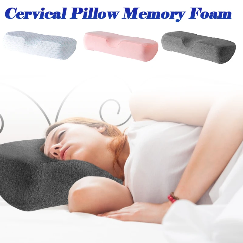 Подушка для шеи с эффектом памяти Ортопедическая подушка сна снятия стресса и