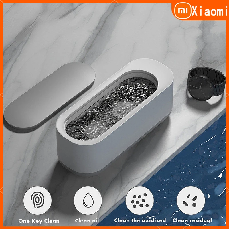 

XIAOMI EraClean Ultrasonic Cleaning Machine 45000Hz High Frequency Vibration Wash Cleaner Washing Jewelry Glasses Watch Ring
