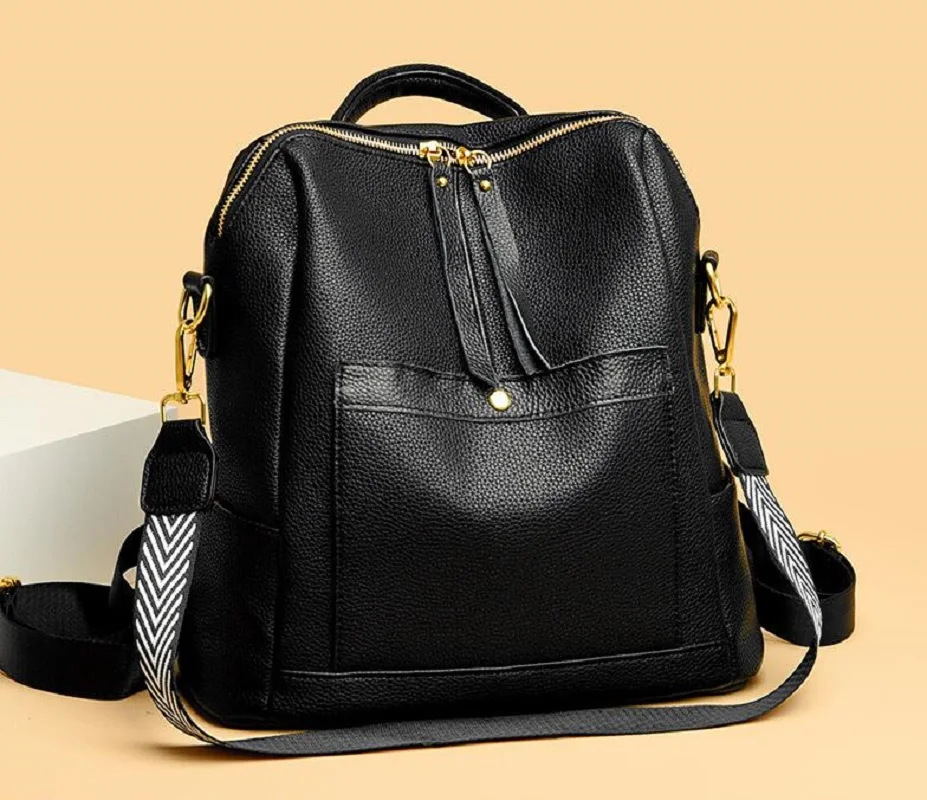 Женский рюкзак из мягкой кожи