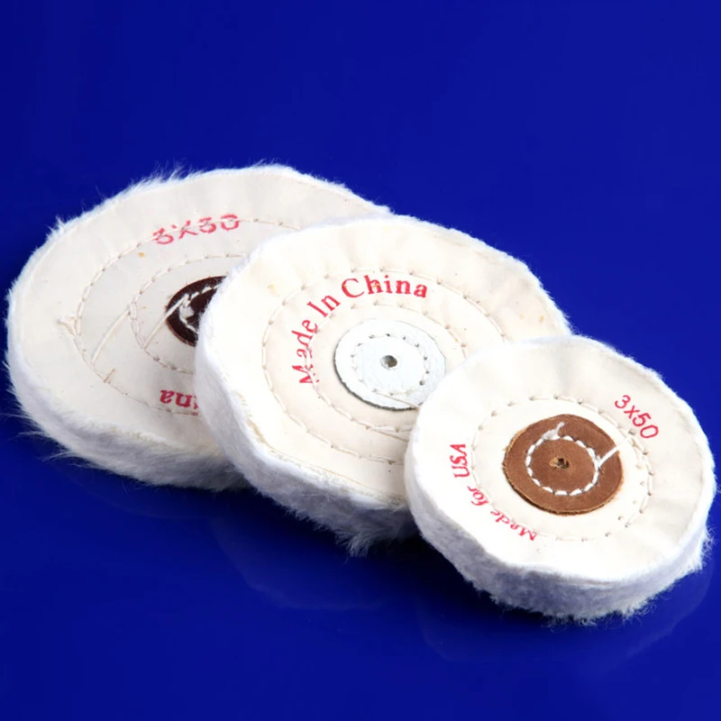 

3/4/5/6/7/8" Wheels Buffing Polishing Wheel Cotton Lint Cloth Buffing Wheel Gold Silver Jewelry Mirror Polishing Wheel