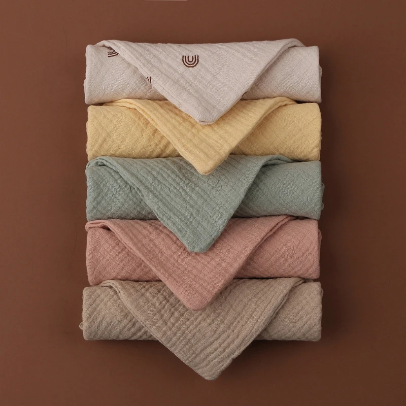 

4-слойная быстрая мягкая абсорбирующая марля, тканевая ткань, Детская Салфетка Для Вытирания, полотенце для лица для новорожденных, банное полотенце