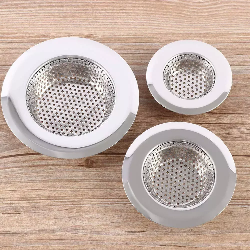 

NEW2022 Kitchen Fine Stainless Steel Sink Filter Preventing Pool Bath Sewer Drain Intervals Plug Garbage Network Slag Strainer
