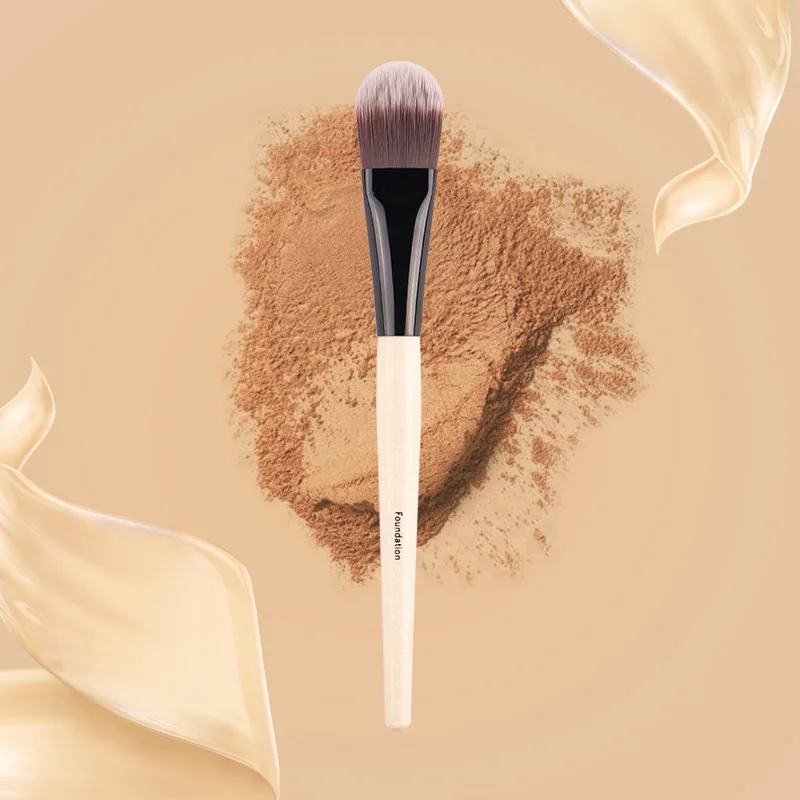 

Brandy Foundation Brush - Makeup Brushes Sculpting Powder Blusher Contour Brush High Quality Goat Hair Highlighter Beauty Tool