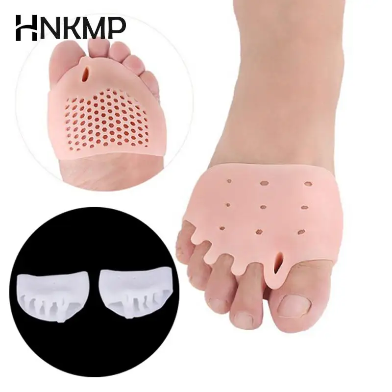 

1 Pair Silicone Five Holes Honeycomb Foot Care Tool Hallux Valgus Orthopedic Braces Toe Foot Care Corrector Thumb Bone Orthotics
