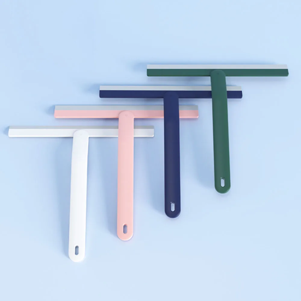 

Simple Glass Scraper Wiper TPR Bathroom Window Glass Squeegee Brush Glass Cleaner Household Cleaning Accessories