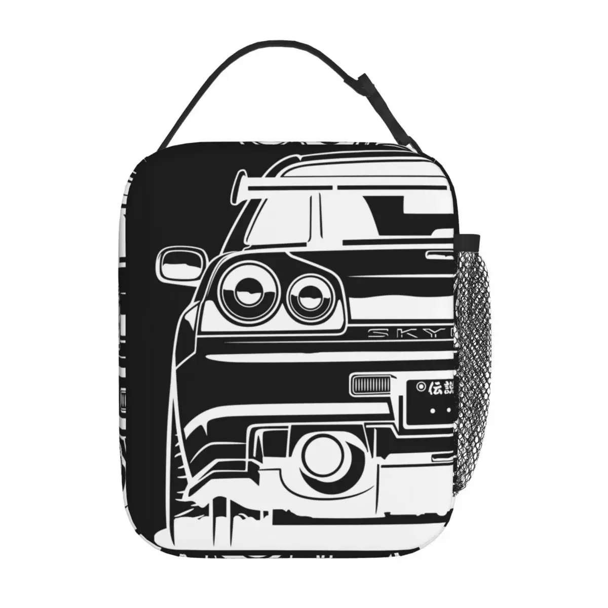 Изолированная сумка-тоут для ланча Skyline R34 GTR аксессуары любителей автомобиля
