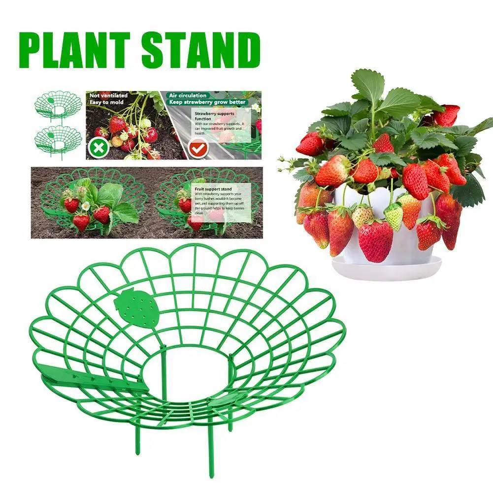 

1 шт. подставка для клубники, держатель для рамы, стойка для поддержки фруктов, цветов, растений, лозы, подставка для стойки для садоводства D0K9