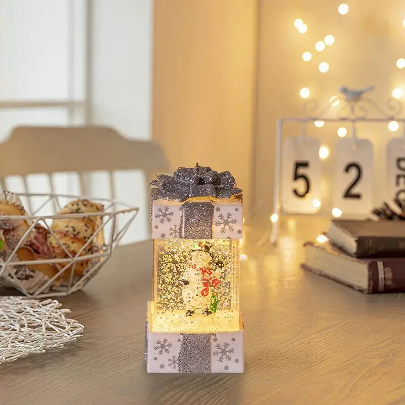 Снежный шар Рождественские огни Настольный декор Рождественский фонарь