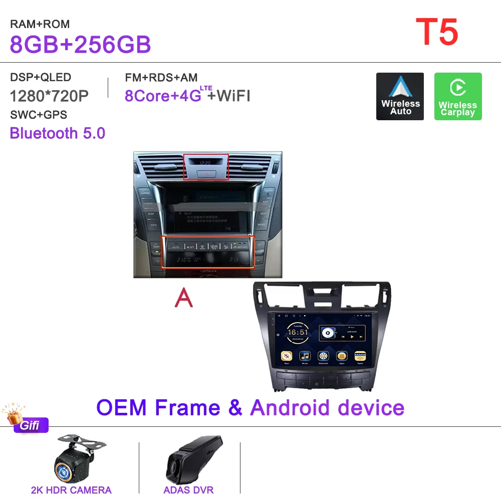 

Для Lexus LS460 LS600H XF40 4 lV 2006-2012 Android 15 Мультимедийное головное устройство QLED Навигация GPS Радио Стереоплеер Автомобильный DVD BT