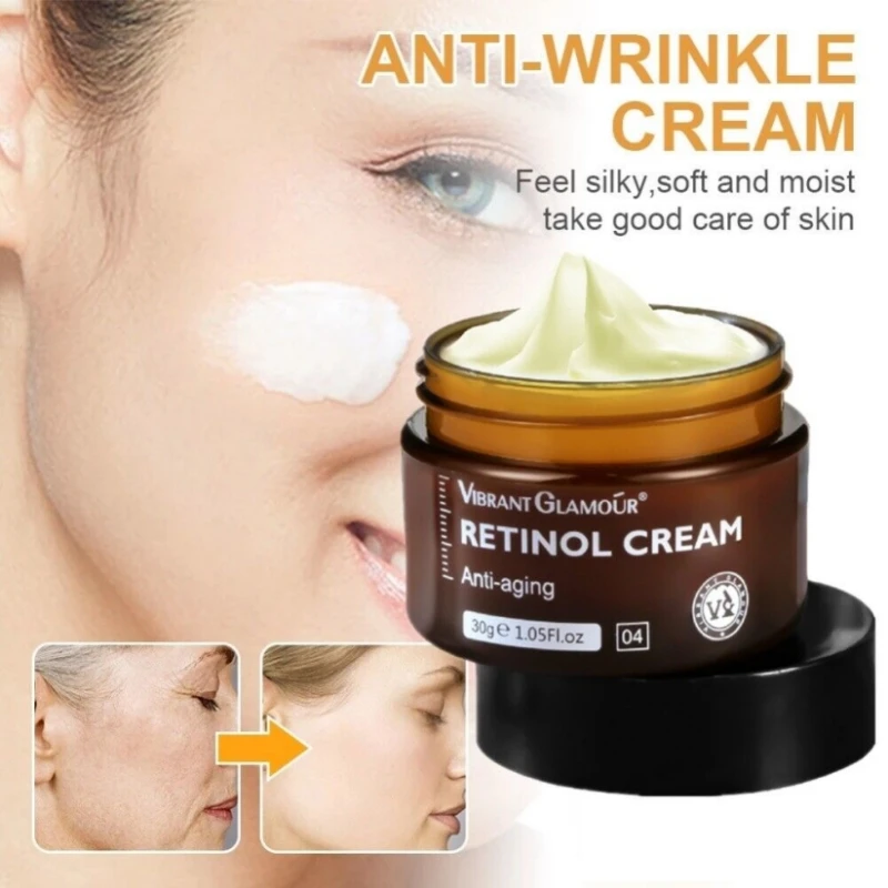 

30g Retinol Face Cream Set Wrinkle Remover Anti-Aging Firming Lifting Fade Fine Lines Serum Whitening Moisturizing Skin Care