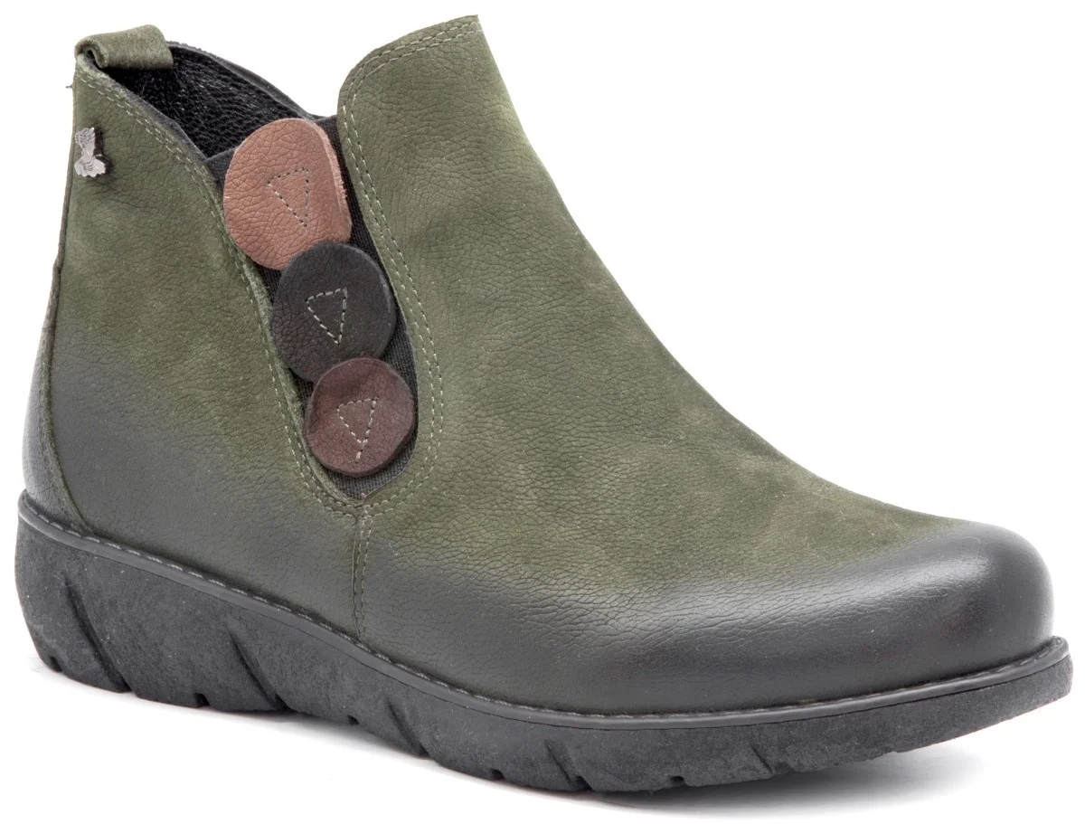 

Venus 1953755K Green 2022 Winter Women Boots Real Cow Leather Business Elevator Zippered Outdoor Colorful Classic Easy Use Sturdy