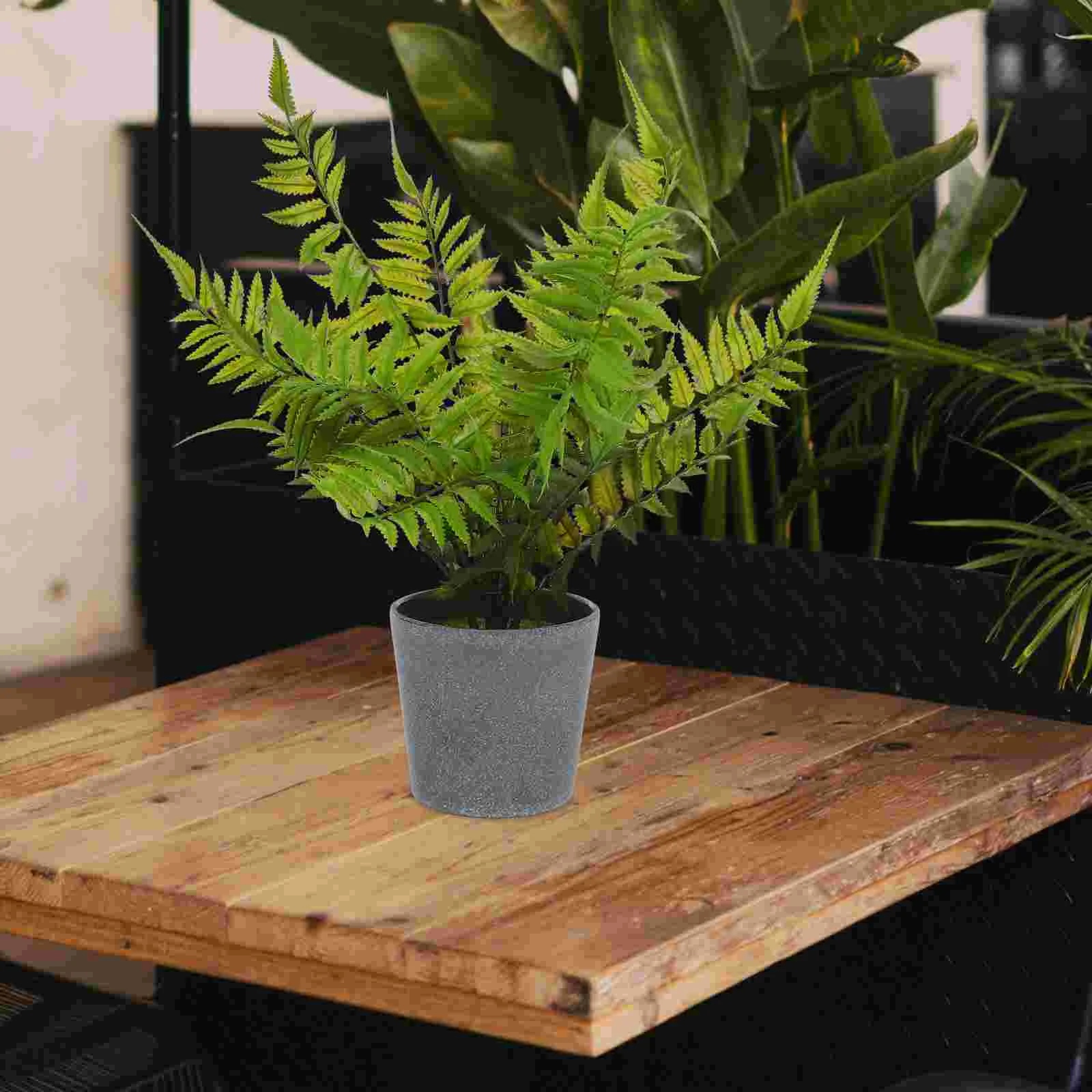 Домашний декор имитация папоротника бонсай искусственное мини-растение